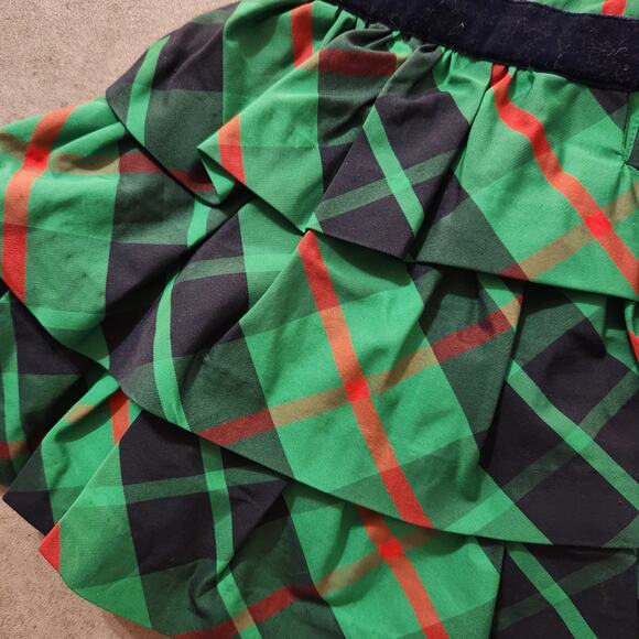 NWT Janie and Jack Size 3-6 Months Tiered Plaid Dress - Picture 4 of 11